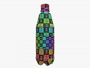 Juice bottle 500ml 3D Model