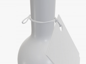 Liquor bottle 10cl Modelo 3D