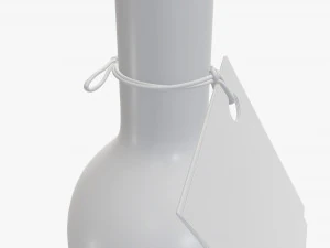 Botella licor 10cl Modelo 3D
