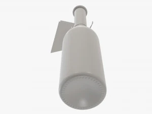 Botella licor 10cl Modelo 3D