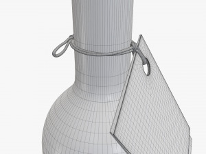 Liquor bottle 10cl Modelo 3D