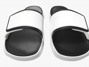 Mens slides footwear sandals 01 3D Model