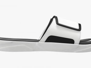 Mens slides footwear sandals 01 3D Model