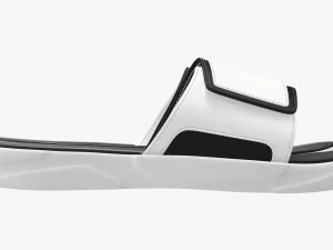 Mens slides footwear sandals 01 3D Model