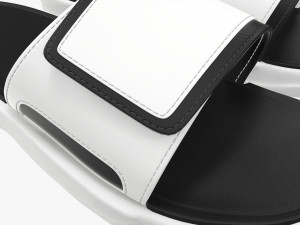 Mens slides footwear sandals 01 3D Model
