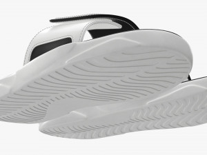 Mens slides footwear sandals 01 3D Model