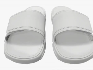 Mens slides footwear sandals 01 3D Model