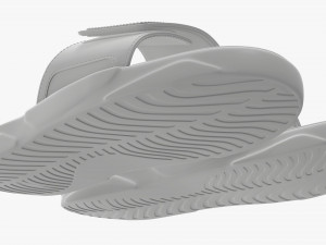 Mens slides footwear sandals 01 3D Model