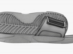 Mens slides footwear sandals 01 v2 Modelo 3D