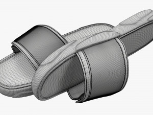 Mens slides footwear sandals 01 v2 Modelo 3D
