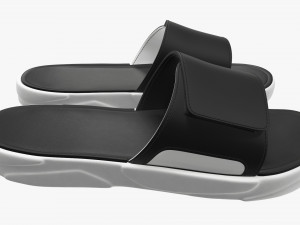Mens slides footwear sandals 02 Modelo 3D
