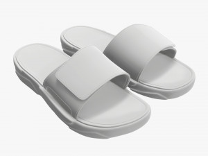 Mens slides footwear sandals 02 Modelo 3D