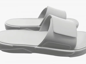 Mens slides footwear sandals 02 3D Model