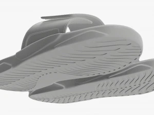 Mens slides footwear sandals 02 3D Model