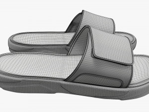 Mens slides footwear sandals 02 Modelo 3D