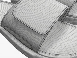 Mens slides footwear sandals 02 Modelo 3D