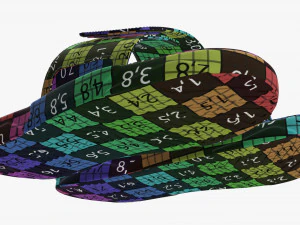 Mens slides footwear sandals 02 3D Model