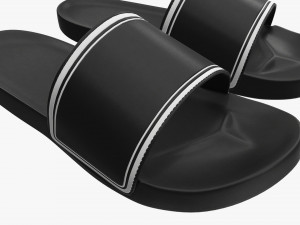 Mens slides footwear sandals 03 3D-Modell