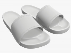 Mens slides footwear sandals 03 3D-Modell