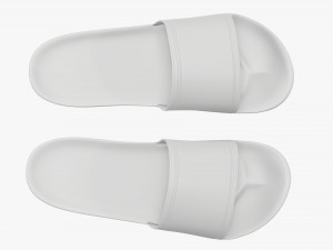 Mens slides footwear sandals 03 3D-Modell
