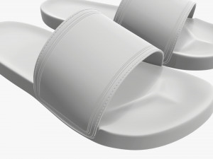 Mens slides footwear sandals 03 3D-Modell