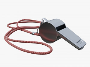Metal whistle 3D Model