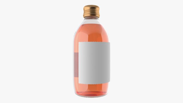 Mixed drink bottle 330ml v1 3D Модель .c4d .max .obj .3ds .fbx .stl .blend 