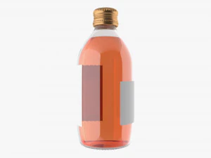 Mixed drink bottle 330ml v1 3D Model