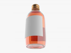 Mixed drink bottle 330ml v1 3D Model