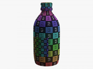 Mixed drink bottle 330ml v1 3D Модель