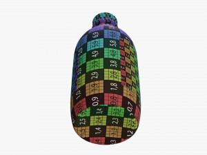 Mixed drink bottle 330ml v1 3D Модель