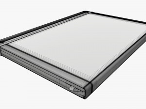 Notebook hardcover with strap A4 large Modelo 3D