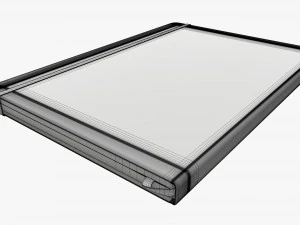 Notebook hardcover with strap A4 large 3D Model