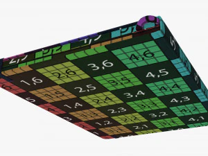 Notebook hardcover with strap A4 large 3D Model