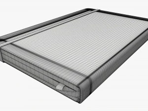 Notebook hardcover with strap A5 small 3D Model