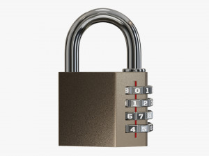 Padlock 01 3D Model