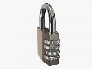 Padlock 01 Modelo 3D