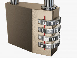 Padlock 01 Modelo 3D