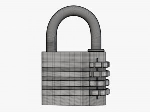 Padlock 01 Modelo 3D