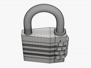 Padlock 01 Modelo 3D
