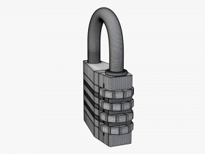 Padlock 01 Modelo 3D