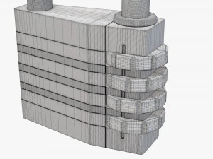 Padlock 01 3D Model