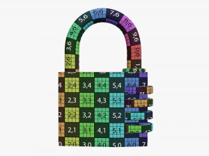 Padlock 01 3D Model