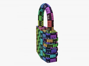 Padlock 01 3D Model
