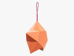Paper star shape Modelo 3D