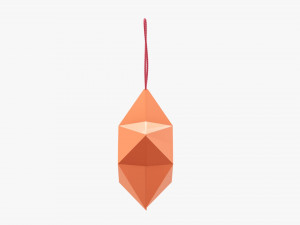 Paper star shape Modelo 3D