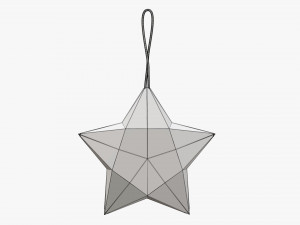 Paper star shape Modelo 3D