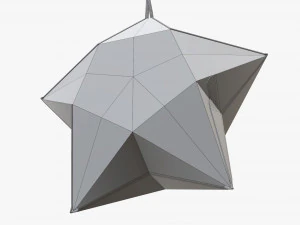 Paper star shape 3D Model