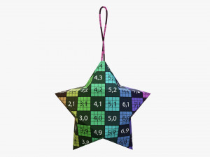 Paper star shape Modelo 3D