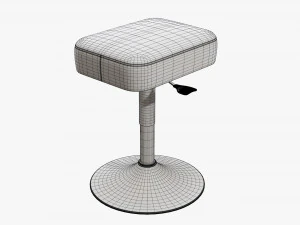 Piano stool 01 3D Model